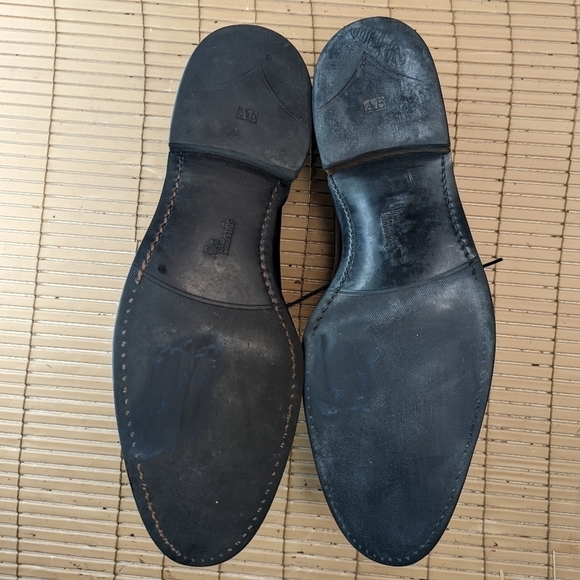 Allen Edmonds "Montgomery" Black Leather Split Toe Oxfords Dress Shoes Size 10D - Picture 11 of 11